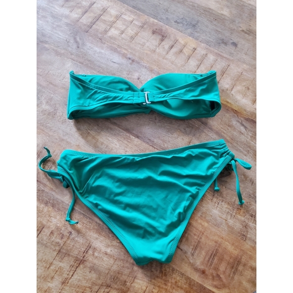 Mossimo Kelly Green Bandeau Bikini - Picture 3 of 7